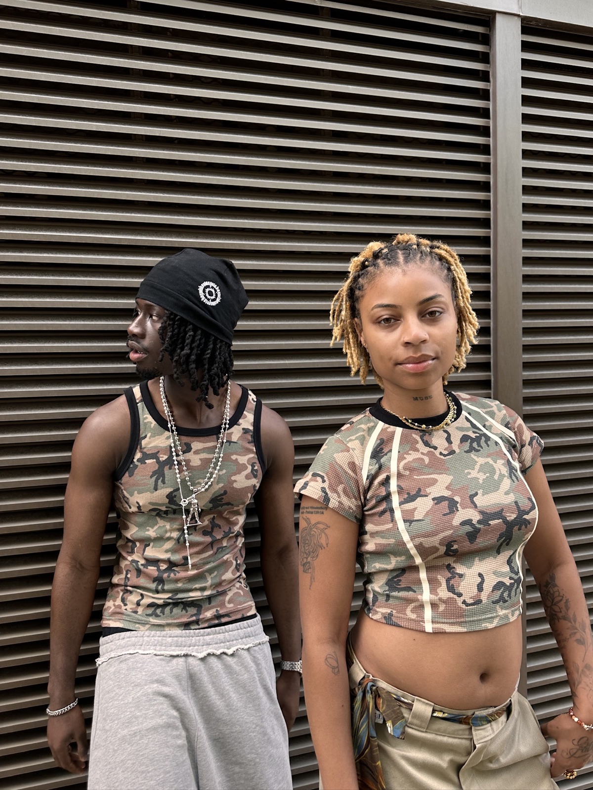 Camo duo, shutters
