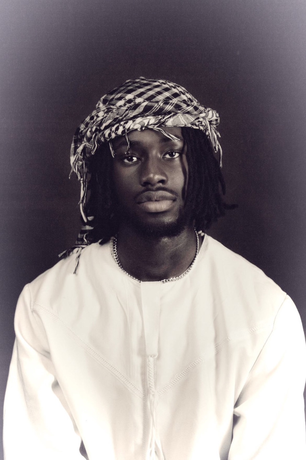 Beyond The Surface, keffiyeh portrait